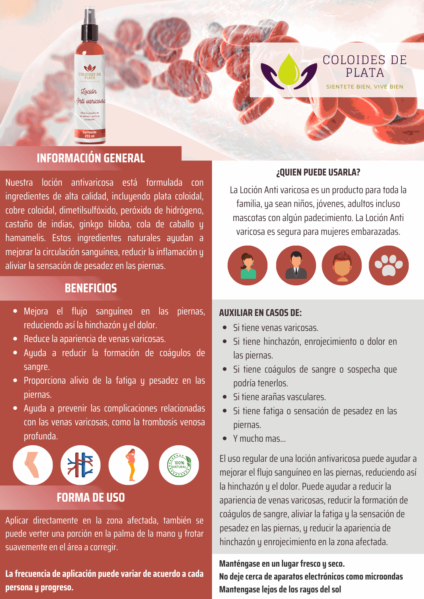 Loción Antivaricosa - CDP México