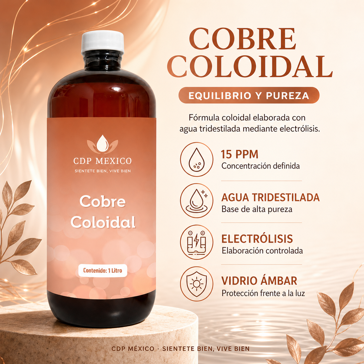 Cobre Coloidal - 15 ppm